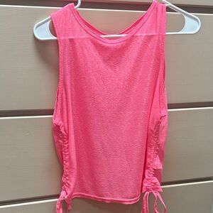 SHEIN Neon Pink Tank Top with Side Ties